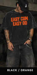 Black Orange Easy Cum Easy Go - Men's