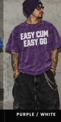Purple White Easy Cum Easy Go - Men's