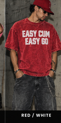 Red White Easy Cum Easy Go - Men's