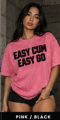 Pink Black Easy Cum Easy Go
